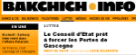 Bakchich.info Le Conseil d’Etat prêt à forcer les Portes de Gascogne - 3 juin 2010